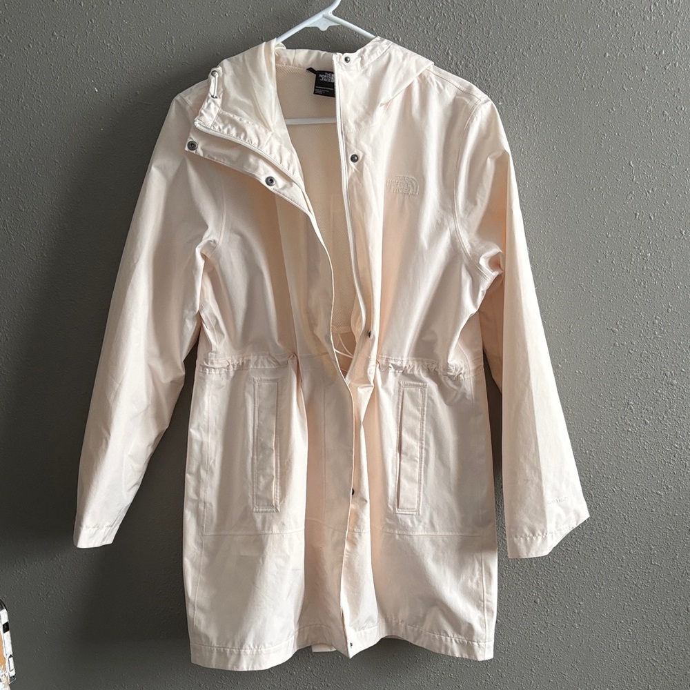 The North Face Women's Cream Hooded Utility Jacket